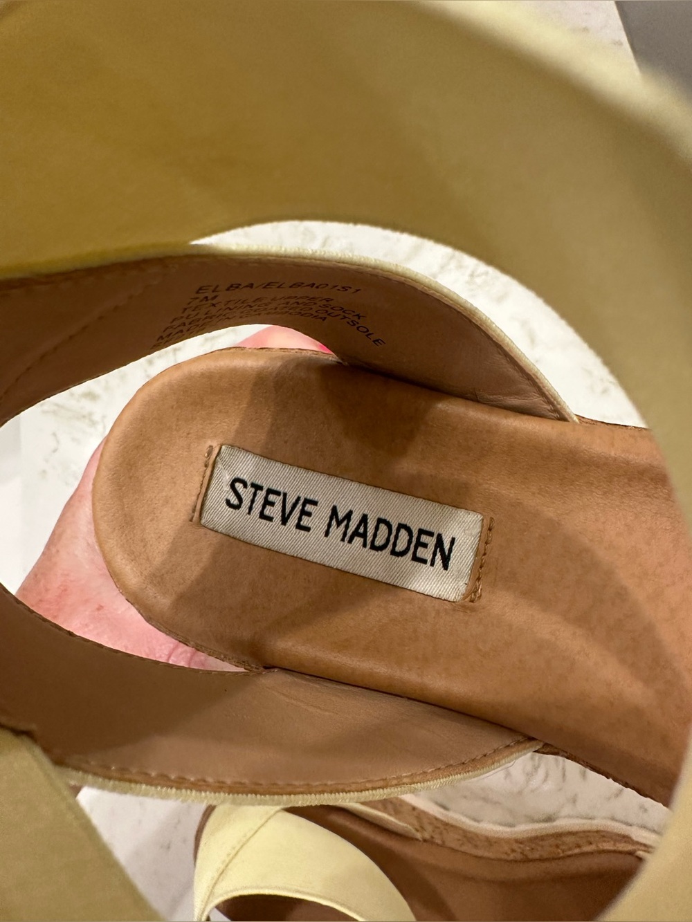 Steve Madden Elba Wedge Sandal 7 - Picture 8 of 9